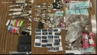 Pair of Central Georgia prisons part of contraband sweep resulting in seizure of 1,000+ items