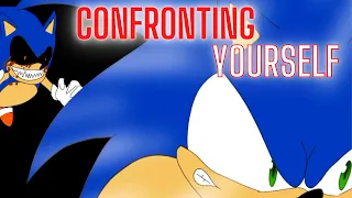 Sonic.EXE Chasing Sonic “CONFRONTING YOURSELF” | FNF Animation