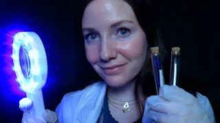 ASMR Detailed Medical Exam for Testing (Ears, Eyes, Face, Scalp, Ear Cleaning, Gloves) Roleplay