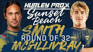 Jordy Smith vs Matthew Mcgillivray | Hurley Pro Sunset Beach 2023 - Round of 32 Heat Replay