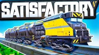 When did they add FLUID TRAINS?! - Satisfactory Early Access Gameplay Ep 21