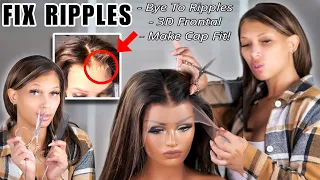 ✨NEW✨ WIG WORKSHOP: ✄ Fix LACE RIPPLES Wig Install EASILY Resize a Lace Wig Cap