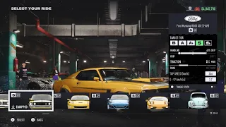 NFS Unbound Test Drive in S class [#14 Mustang BOSS 302]