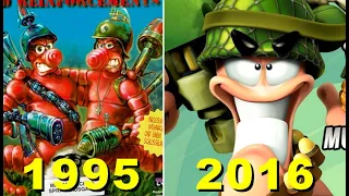 All Worms Games series (1995 to 2016)