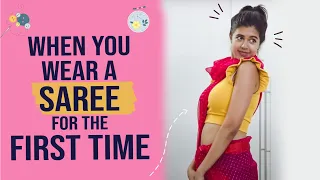 When You Wear Your FIRST SAREE *Teacher's Day Edition* | Sejal Kumar
