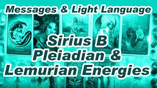 Messages From Sirius B Mer-Beings Whales Dolphins 🐬🐳🧜🏻‍♀️ | Light Language Healing ✨