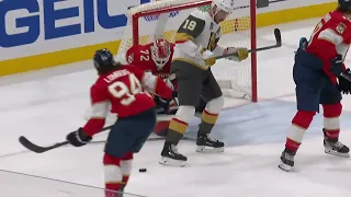 Sergei Bobrovsky saves Panthers after McNabb's shot in game 3 SCF (2023)