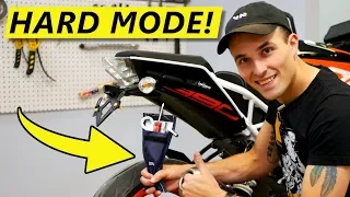 Installing a Tail Tidy USING THE BIKE'S TOOLKIT!