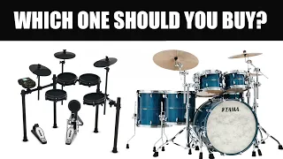 What's Better, Electronic or Acoustic Drums? Which one should you buy?