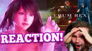 Verum Rex Game Trailer Reaction! | Kingdom Hearts 3 / Final Fantasy *Spoiler* (Versus XIII?)