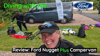 Ford Nugget PLUS Campervan Review¦2022 UK version¦ BiG Scuba Diving Campervan review