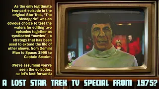 [RARE] Star Trek "The Menagerie" TV Special hosted by Leonard Nimoy [VHS]