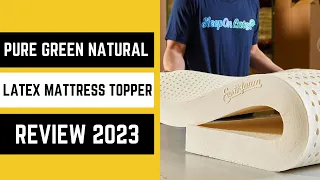 pure green natural latex mattress topper reviews [2023]