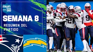 New England Patriots vs Los Angeles Chargers | Semana 8 2021 NFL Game Highlights