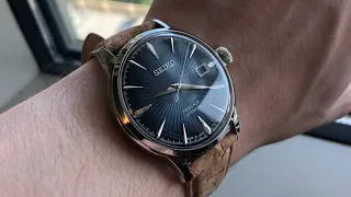 Seiko Presage SRPB41 Review. The Beautiful Blue Moon