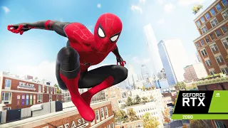 Spider-Man Remastered PC | Far From Home Suit Gameplay | RTX 2060