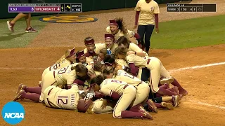 Every walk-off in the NCAA softball postseason since 2021