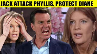 CBS Young And The Restless Spoilers Jack protects Diane and scolds Phyllis, he's a traitor