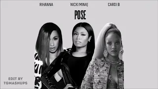 Rihanna - Pose ft. Nicki Minaj & Cardi B (Audio)