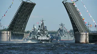 День ВМФ России 2020. Торжественный парад в Санкт-Петербурге.