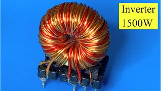 how to make simple inverter 1500W , sine wave ,mosfet, xijiatec
