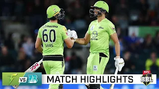 Sams explodes to seal Thunder's dramatic comeback win | KFC BBL|10