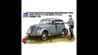 CB35052 # BRONCO # german light staff car stabswagen mod1937 saloon # 1/35