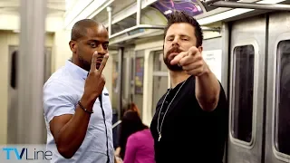 Tube Talk: Dulé Hill Crashes James Roday Subway Interview | TVLine