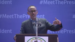 President Kagame - University Students #MeetThePresident | Kigali, 11 Sept 2016 (Part 1/2)