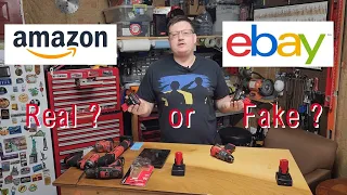 Milwaukee Fake Batteries From ebay