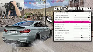 Forza Horizon 5 | BEST Steering Wheel Settings | 2023