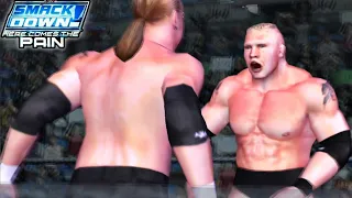 WWE Brock Lesnar vs Test SmackDown Here comes the Pain | PCSX2