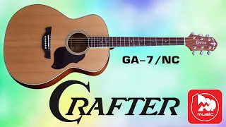 Акустическая гитара Crafter GA-7/NC. Объемный низ и выразительная верхняя середина