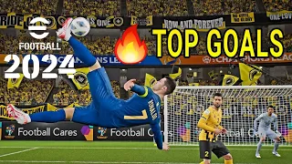 eFootball 2024🔥TOP GOALS COMPILATION '4'  | PES 2024 | PS4 PRO |