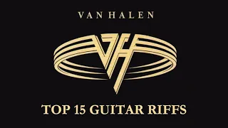 Top 15 VAN HALEN Guitar Riffs (w/ Alexander Tanti)