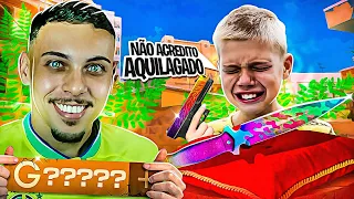 DOANDO FACA, LUVA E GOLDS NO STANDOFF 2 PRA UM INSCRITO HUMILDE DO MEU DISCORD! *ele se emocionou*