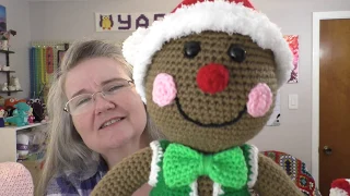 Episode 78:  Finished Christmas Blanket and Gingerbread Man