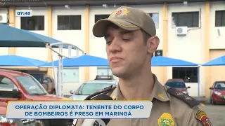 Tenente do corpo de bombeiros foi preso em Maringá