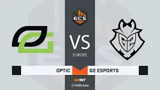 [RU] OpTic vs G2 | Map 2 – Dust2 | ECS Season 7 Europe