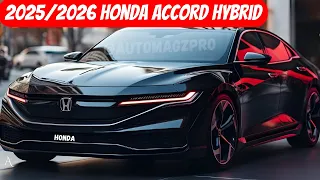 ALL NEW 2025-2026 Honda Accord Hybrid Revealed: WHAT'S NEW?