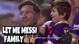 NBA FAN REACTING TOO......This is the Messi Family - Exclusive(MESSI LIVES FOR HIS FAMILY RESPECT)