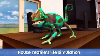 Chameleon Home Pet Lizard Simulator 3D- By Animals Wildlife Studio-Android