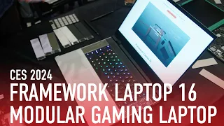 CES 2024 Hands On: Framework 16 Is a Modular and Customizable Gaming Laptop