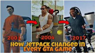 Evolution of Jetpack LOGIC in GTA Games