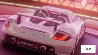 Asphalt 9 - porsche carrera GT unlocked music video