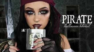 PIRATE HALLOWEEN MAKEUP TUTORIAL / GLAM PIRATE MAKEUP | Stephanie Ledda