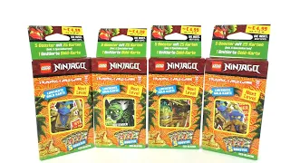 LEGO Ninjago Trading Card Game Serie 6 Next Level / Alle 4 Blister / Unboxing