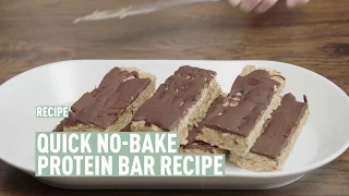 Tasty Homemade Whey Protein Bar Recipe | No-Bake