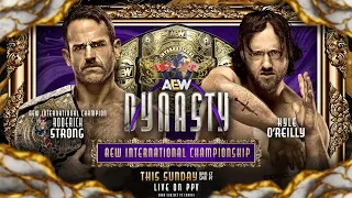 FULL MATCH - Roderick Strong vs. Kyle O'Reilly – AEW International Championship: AEW Dynasty 2024