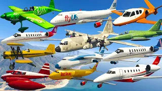 GTA V: Every Airplanes Best Extreme Longer Crash and Fail Compilation